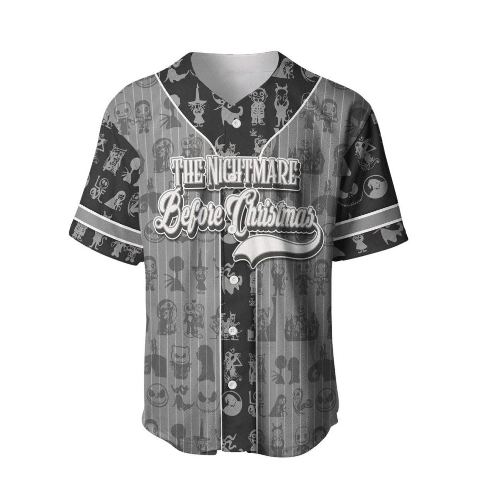 Nightmare Before Christmas Baseball Jersey – Unique Fan Apparel Gift
