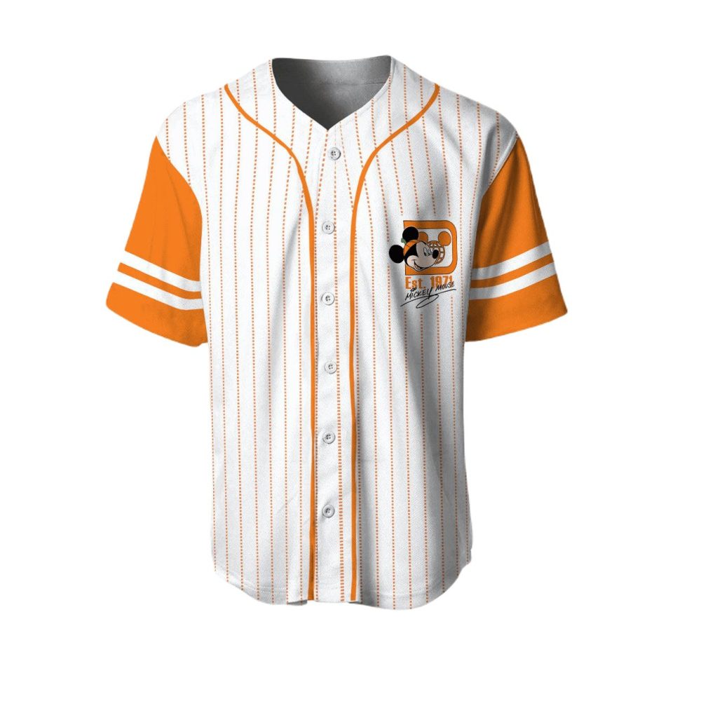 Disney Halloween Baseball Jersey – Mickey Mouse &amp; Ghosts – Men'S Apparel
