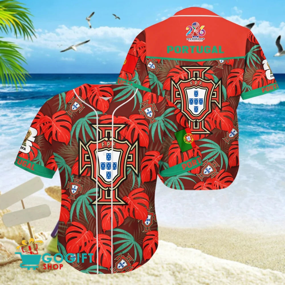 Portugal National Soccer Team Baseball Jersey