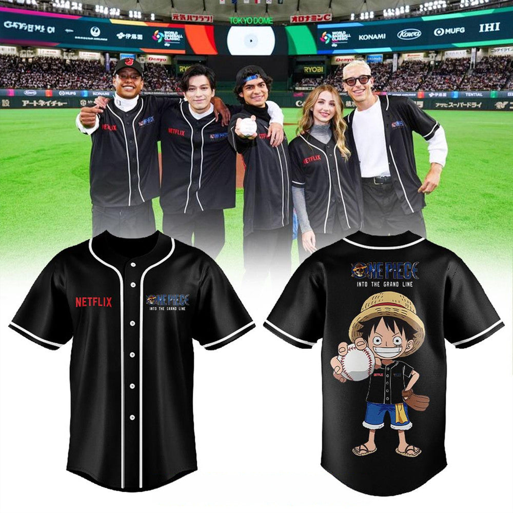 World Baseball Classic One Piece The Straw Hat Crew 2026 Baseball Jersey Wbc Merch Fan Gifts