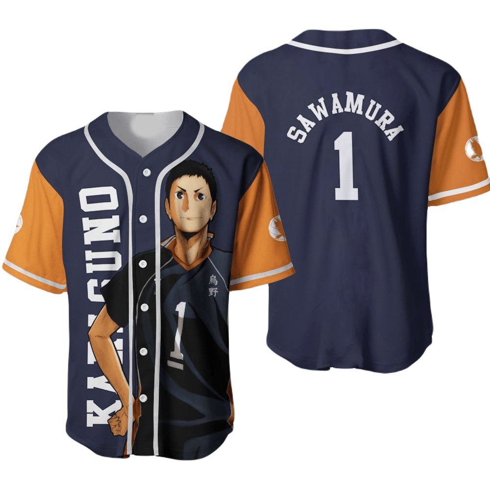 Anime-Inspired Sawamura Baseball Jersey – Stylish Sportswear For Fans