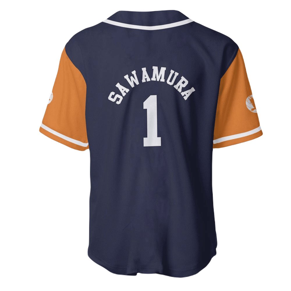 Anime-Inspired Sawamura Baseball Jersey – Stylish Sportswear For Fans