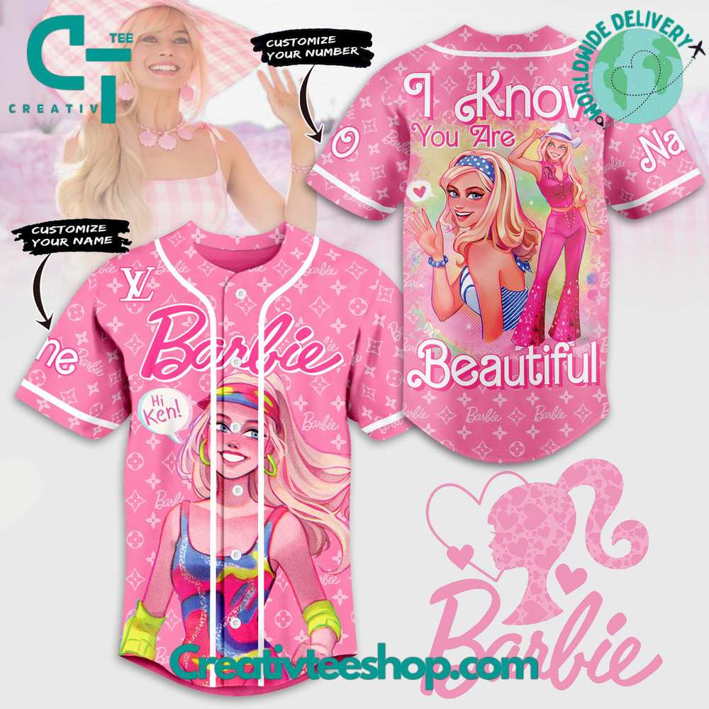 Barbie X Louis Vuitton Baseball Jersey
