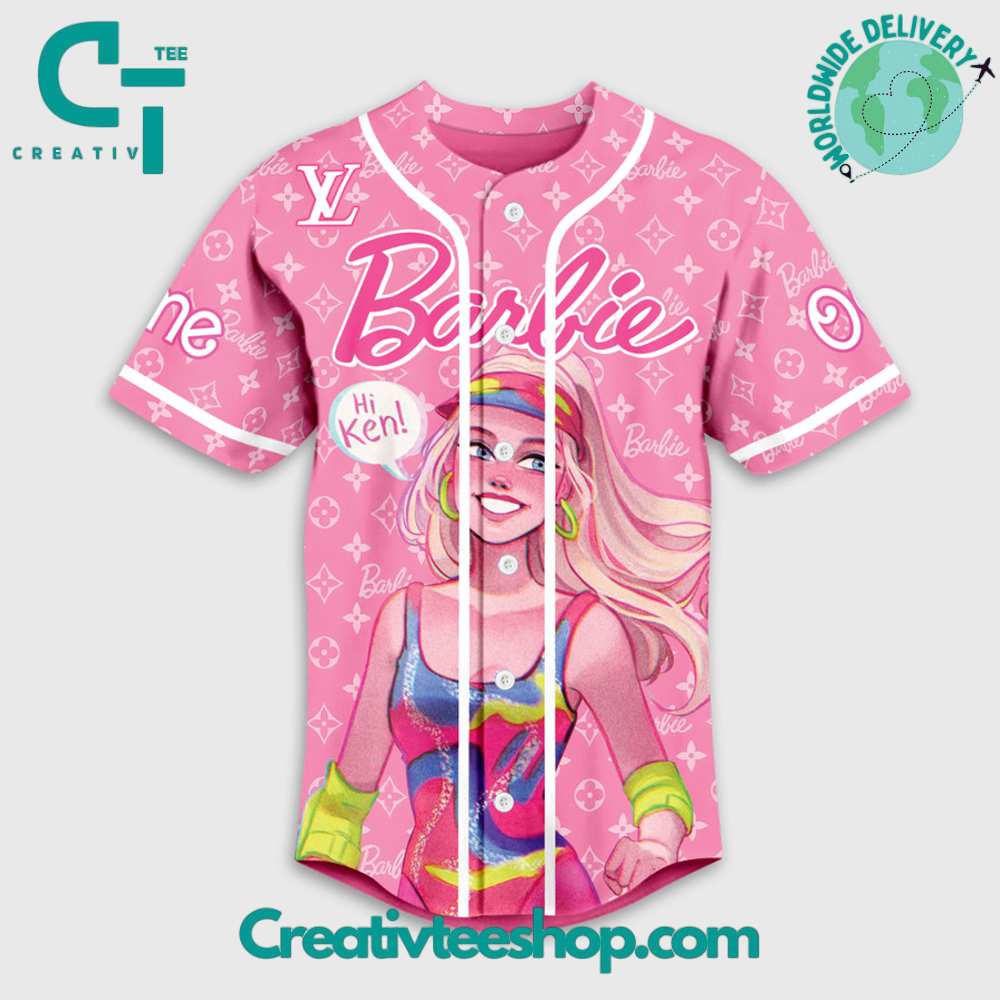 Barbie X Louis Vuitton Baseball Jersey