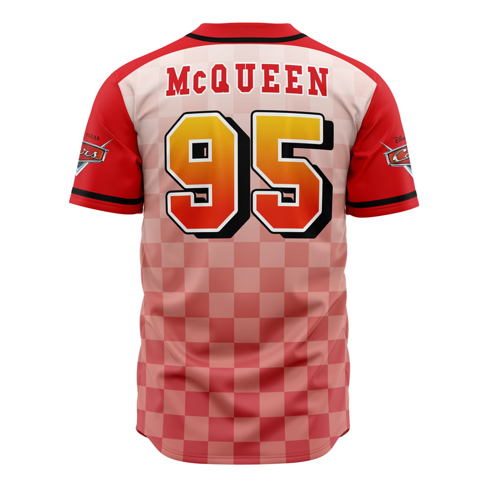 Mcqueen Cars V1 Baseball Jersey