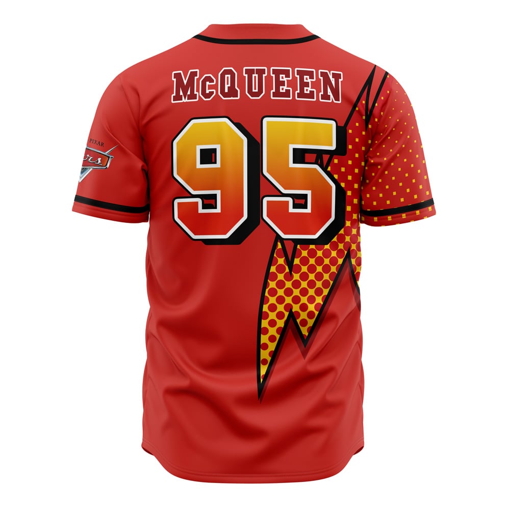 Mcqueen Cars V2 Baseball Jersey