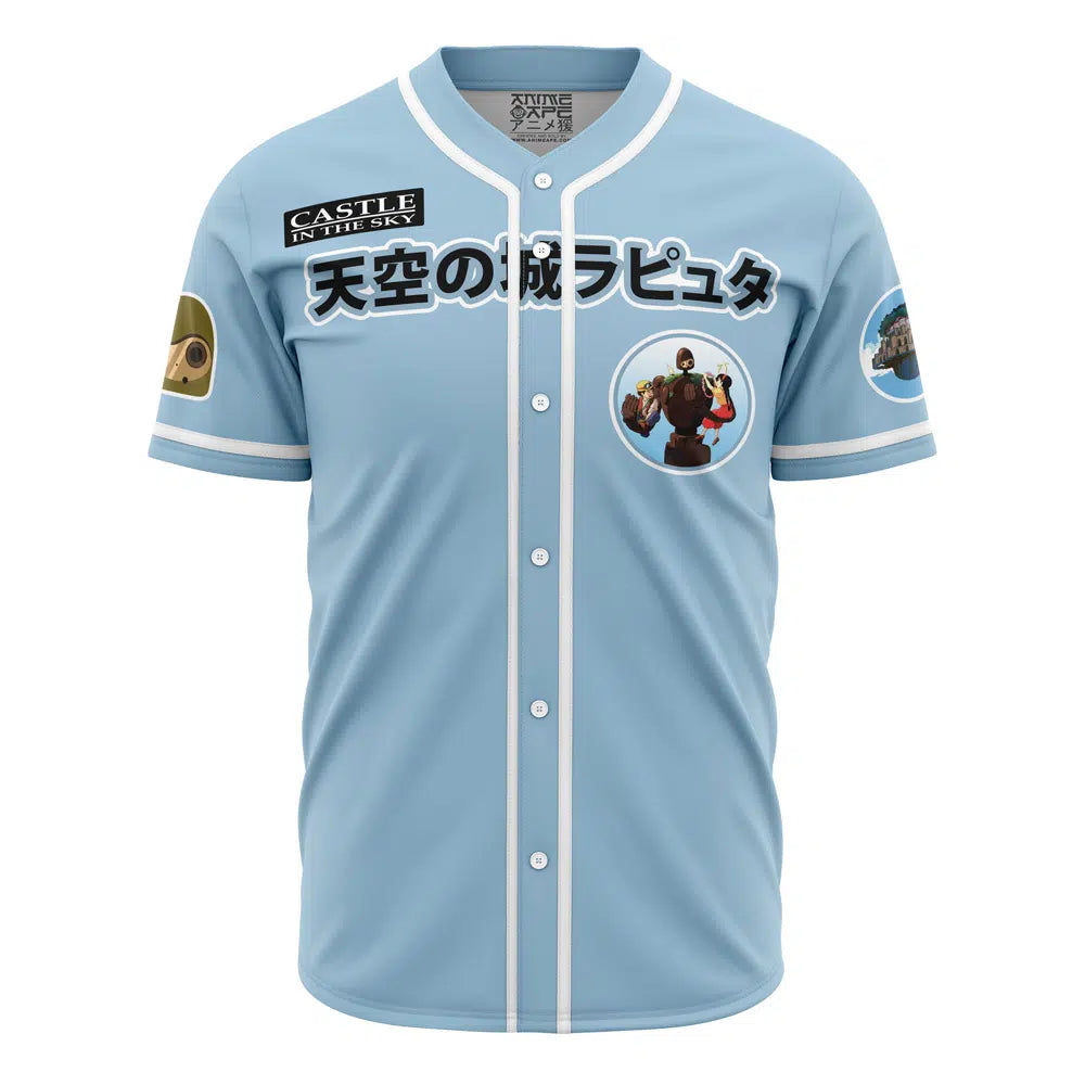 Castle In The Sky Studio Ghibli Baseball Jersey