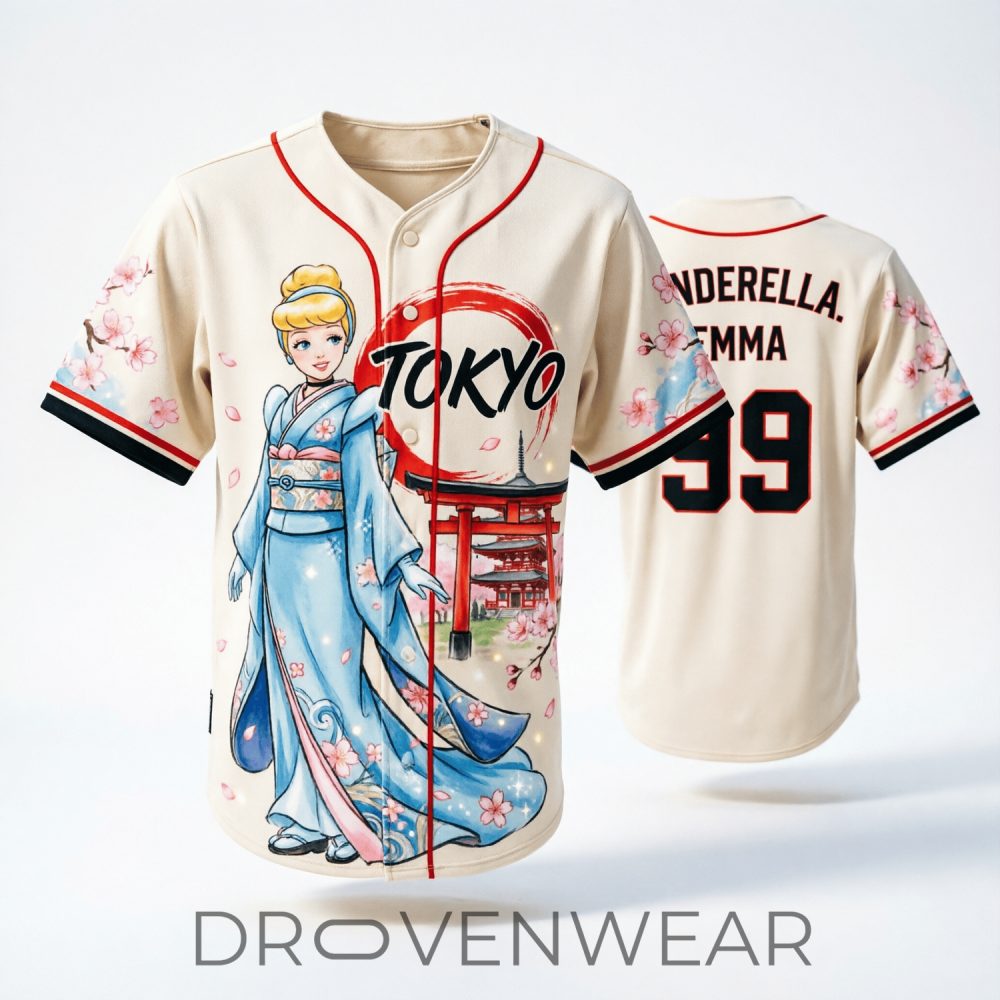 Cinderella X Tokyo Princess Baseball Jersey