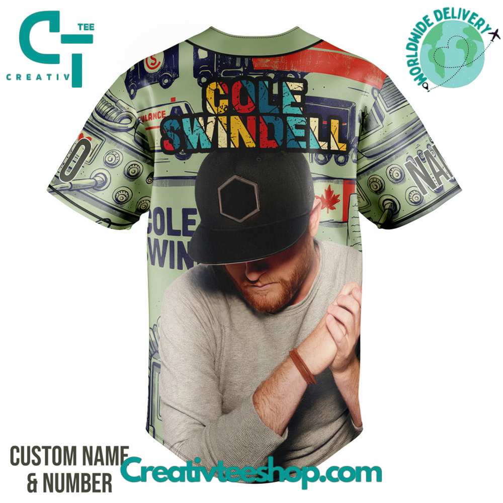 Cole Swindell Baseball Jersey