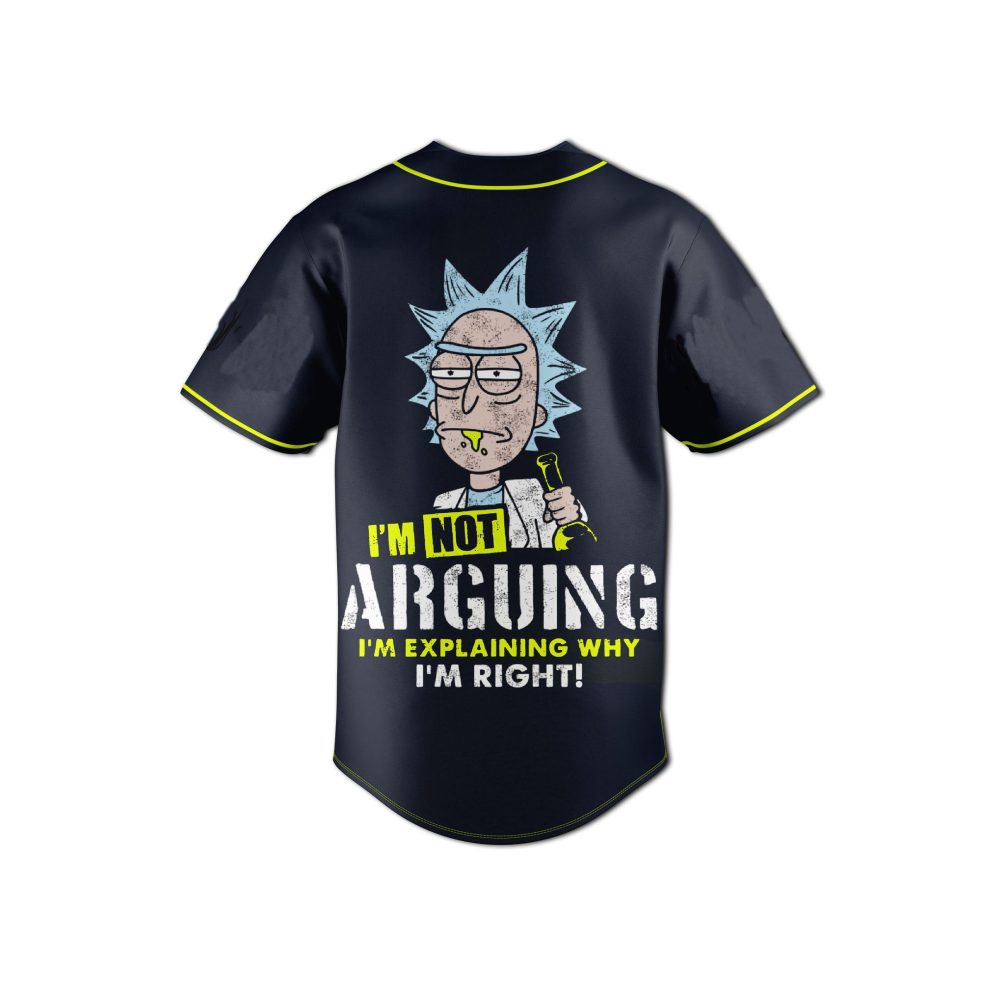 Funny Sci-Fi Baseball Jersey - Crazy Rick'S Whiskey Design – Unisex Geek Gift
