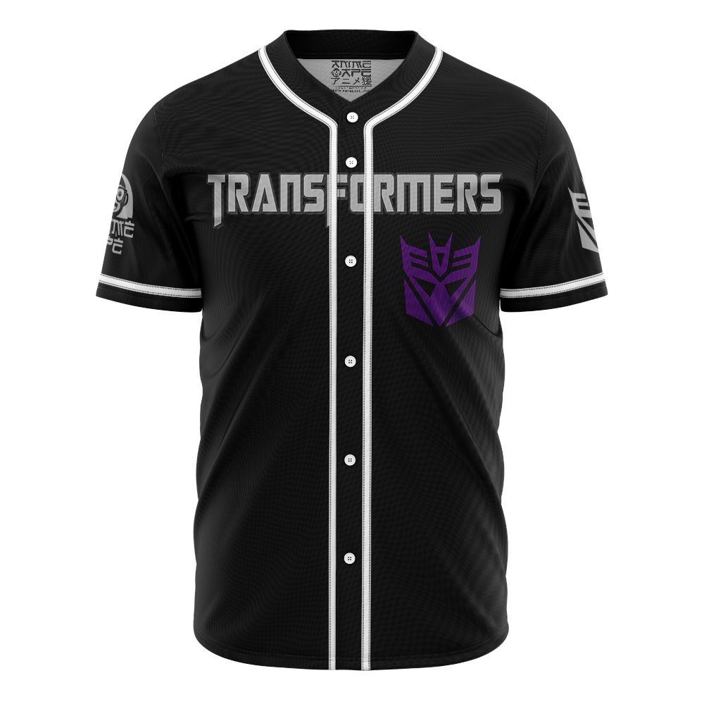 Decepticons Transformers Baseball Jersey