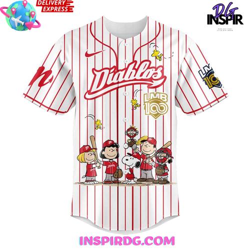 Diablos Peanuts 100 Years Lmb Special Baseball Jersey