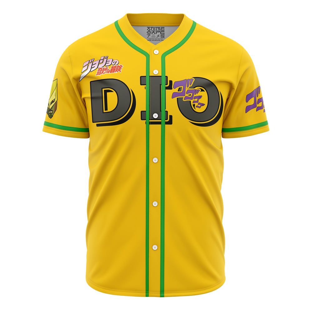 Dio Jojo’S Bizarre Adventure Baseball Jersey