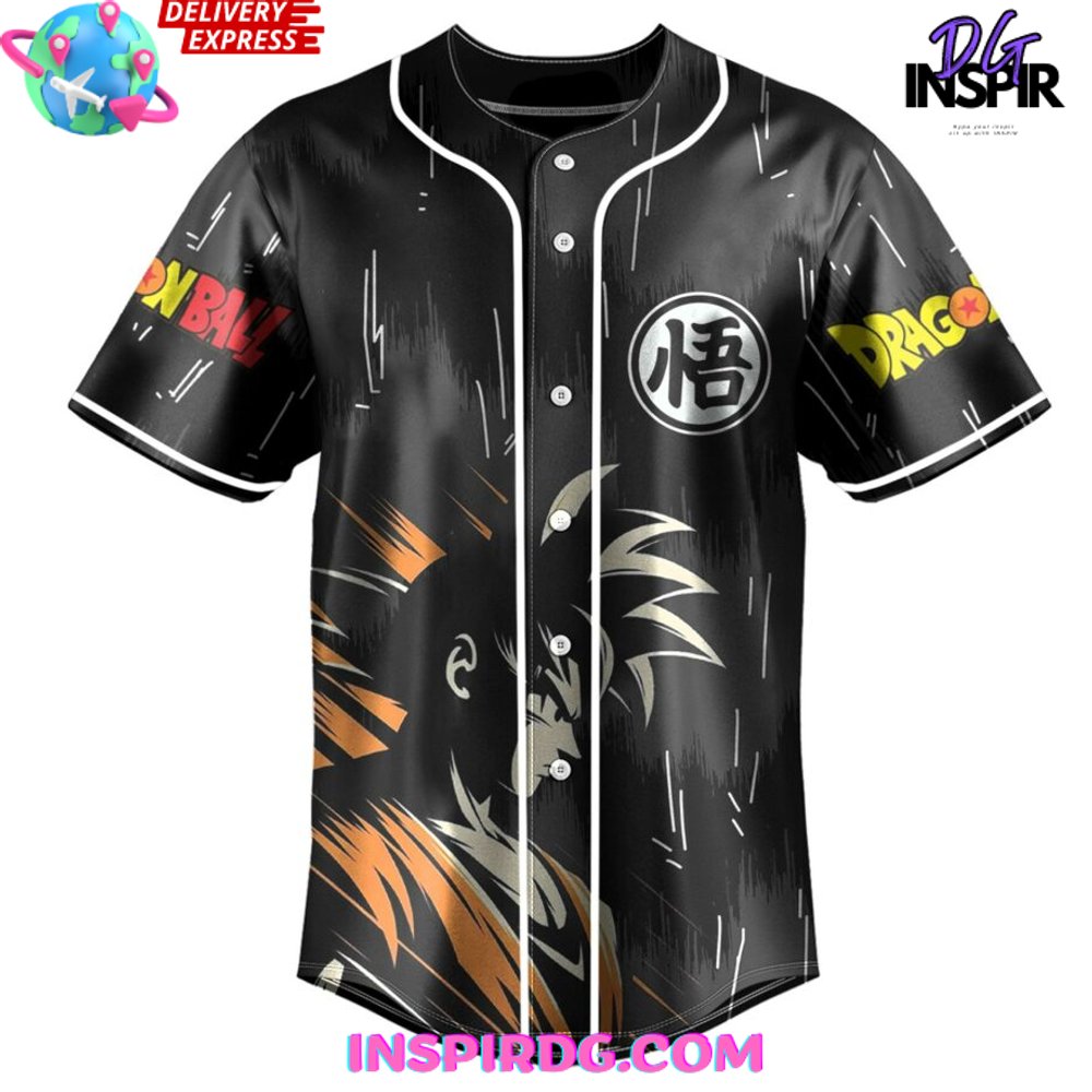 Dragon Ball Kanji Saiyan Limited Edition Baseball Jersey