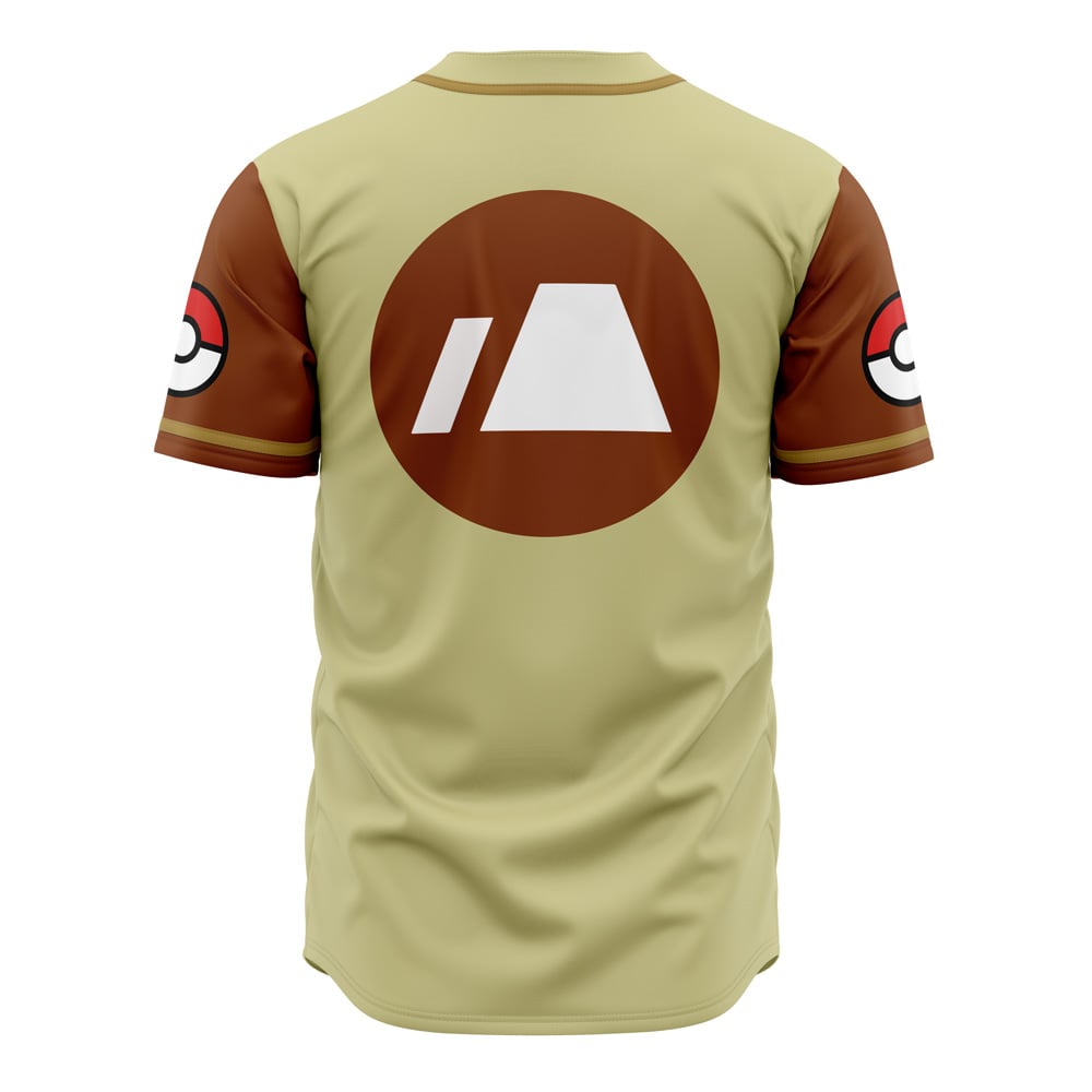 Earthquakes Ground Type Pokemon Baseball Jersey