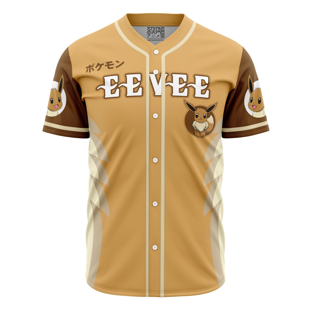 Eevee Eeveelution Pokemon Baseball Jersey