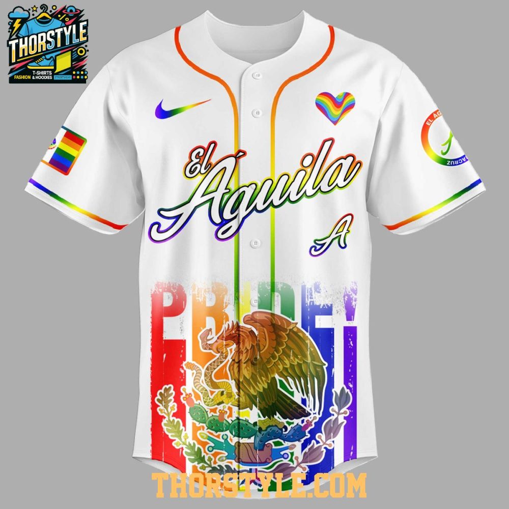 El Águila De Veracruz 2025 Happy Pride Month Baseball Jersey