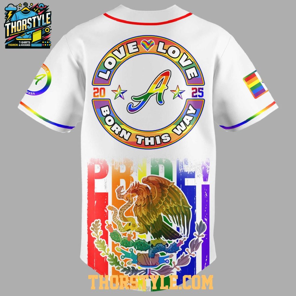 El Águila De Veracruz 2025 Happy Pride Month Baseball Jersey