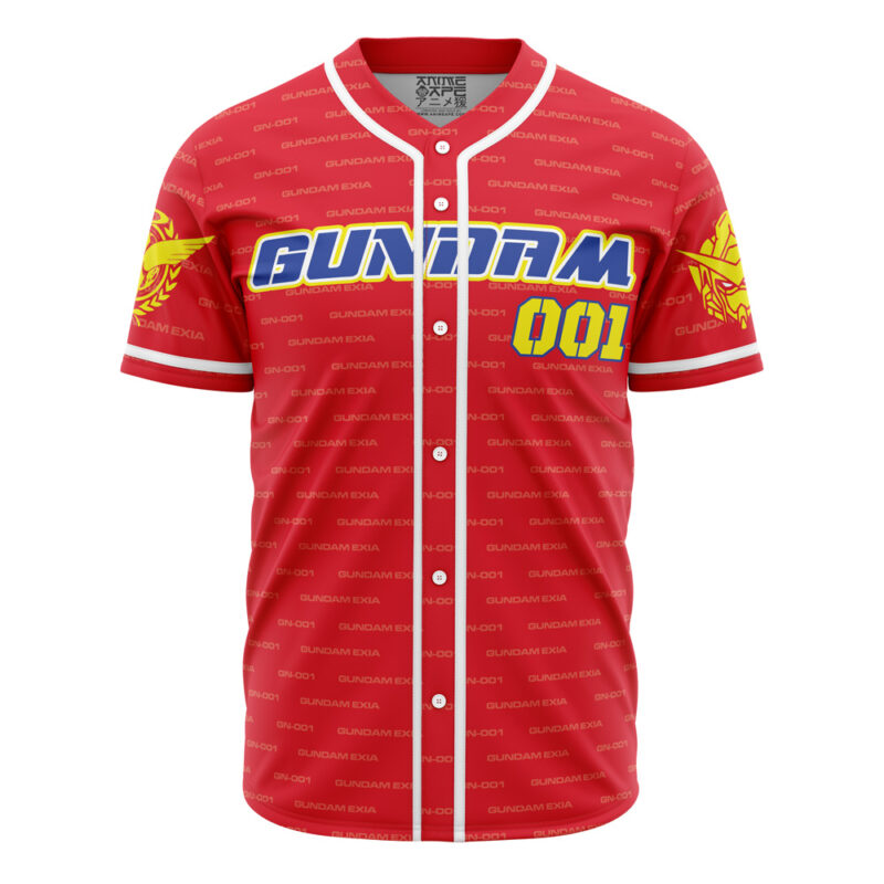 Gn-001 Exia Gundam Baseball Jersey