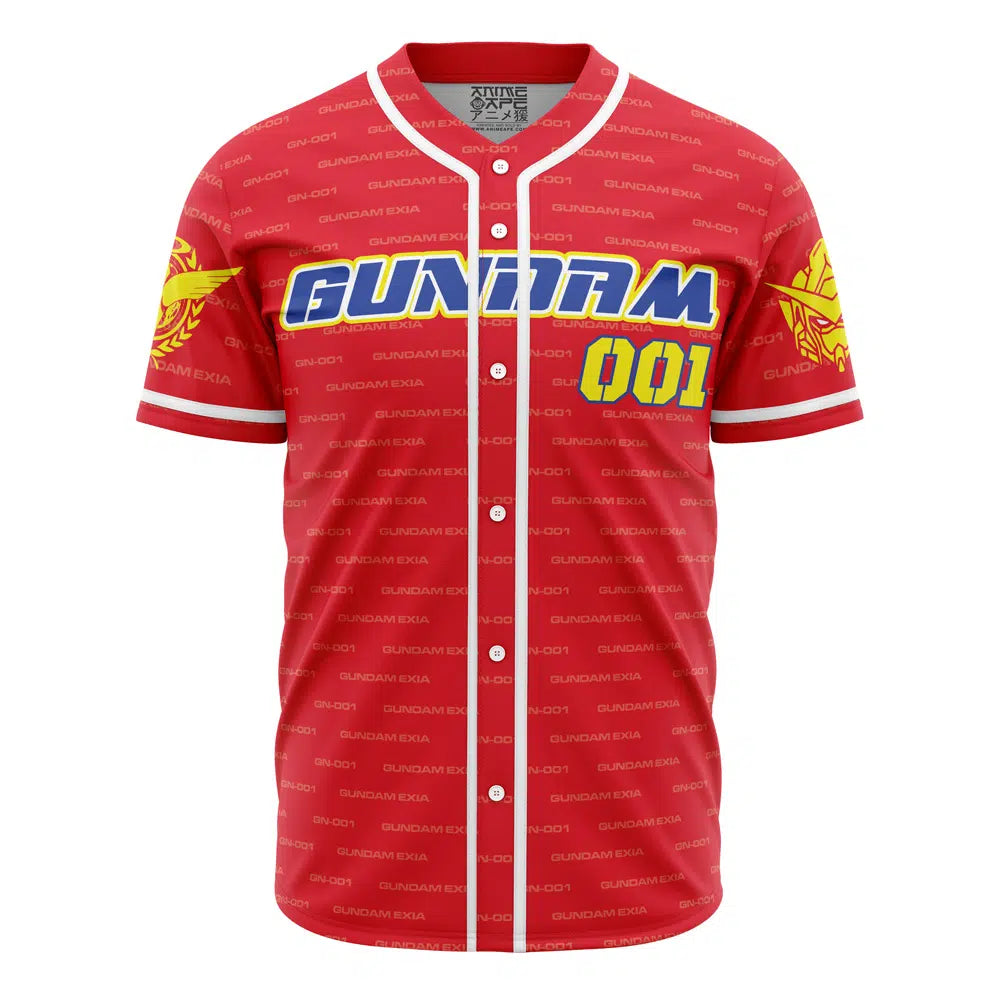 Gn-001 Exia Gundam Baseball Jersey