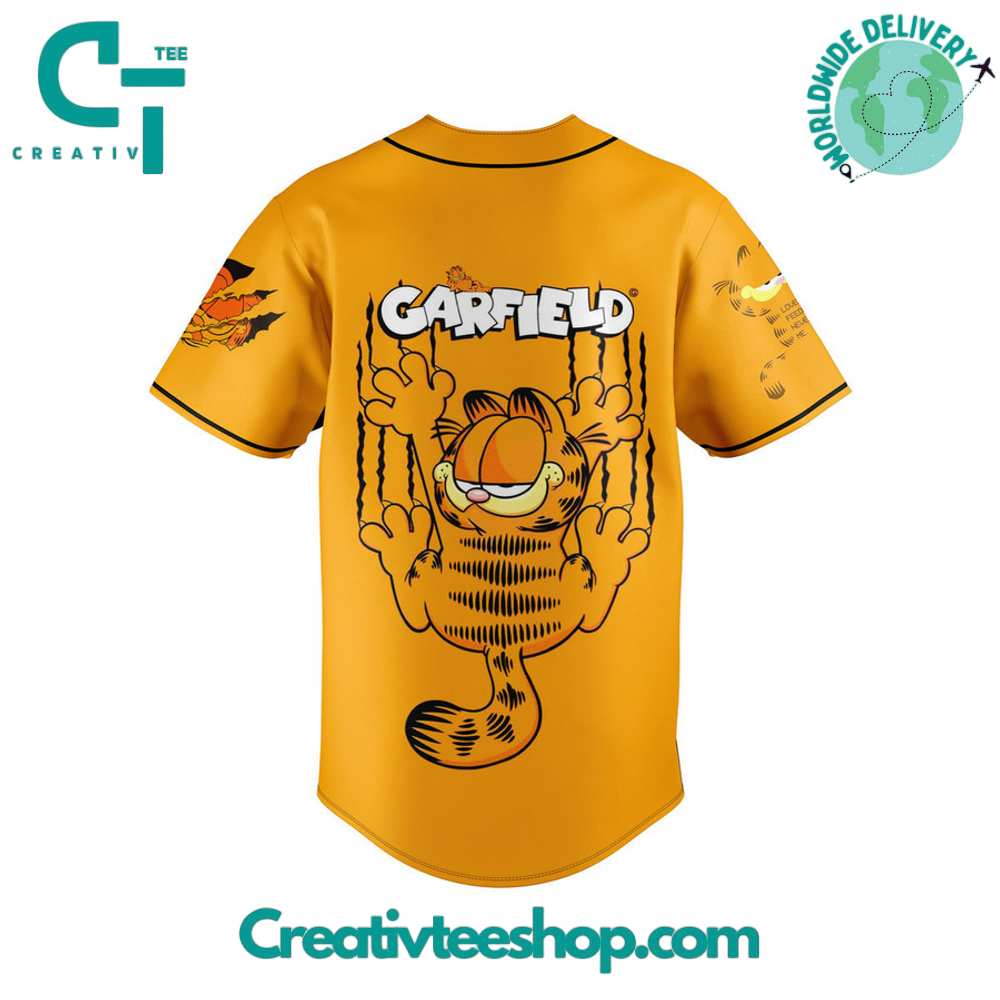 Garfield Cat Baseball Jersey