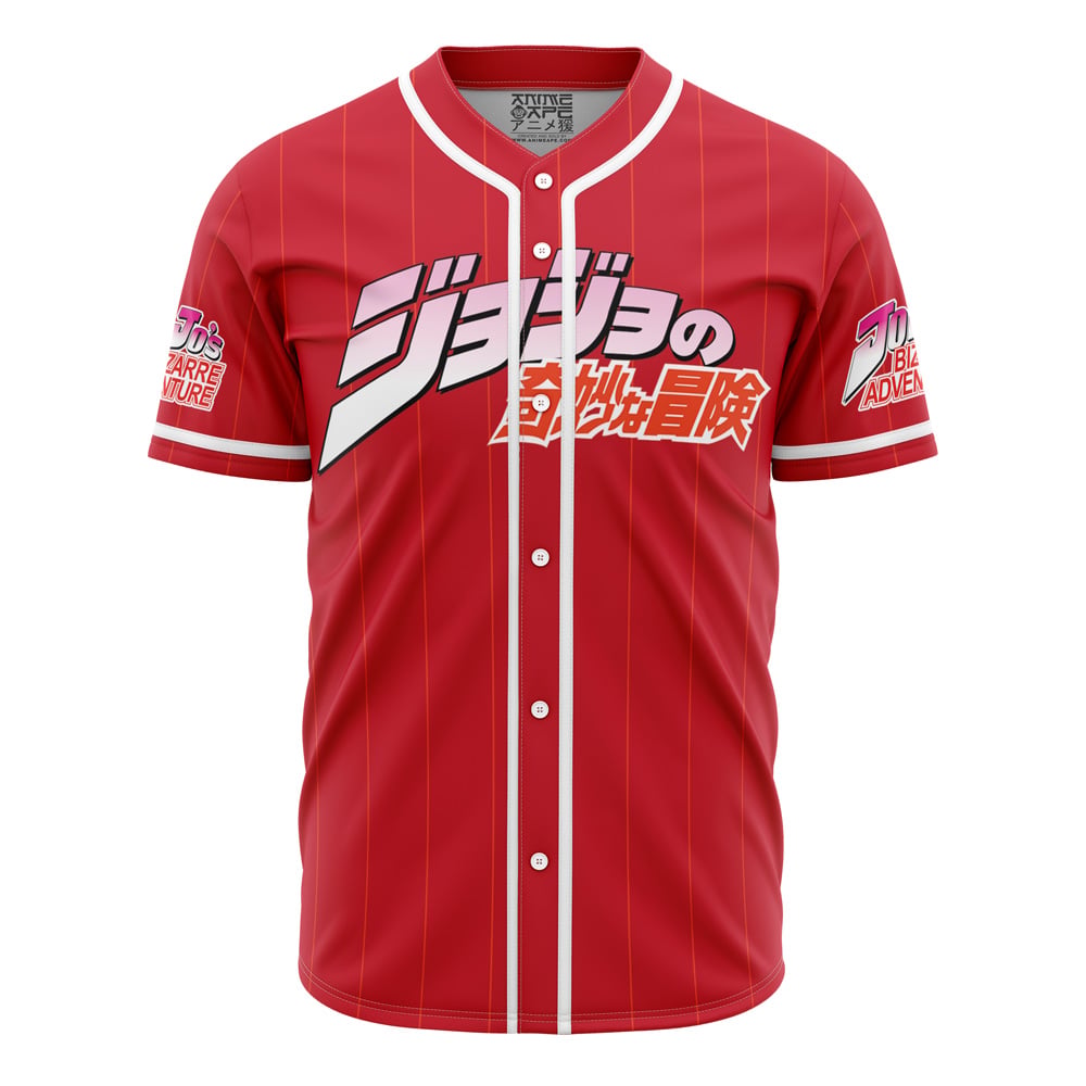 Golden Wind Squad Jojo’S Bizarre Adventure Baseball Jersey