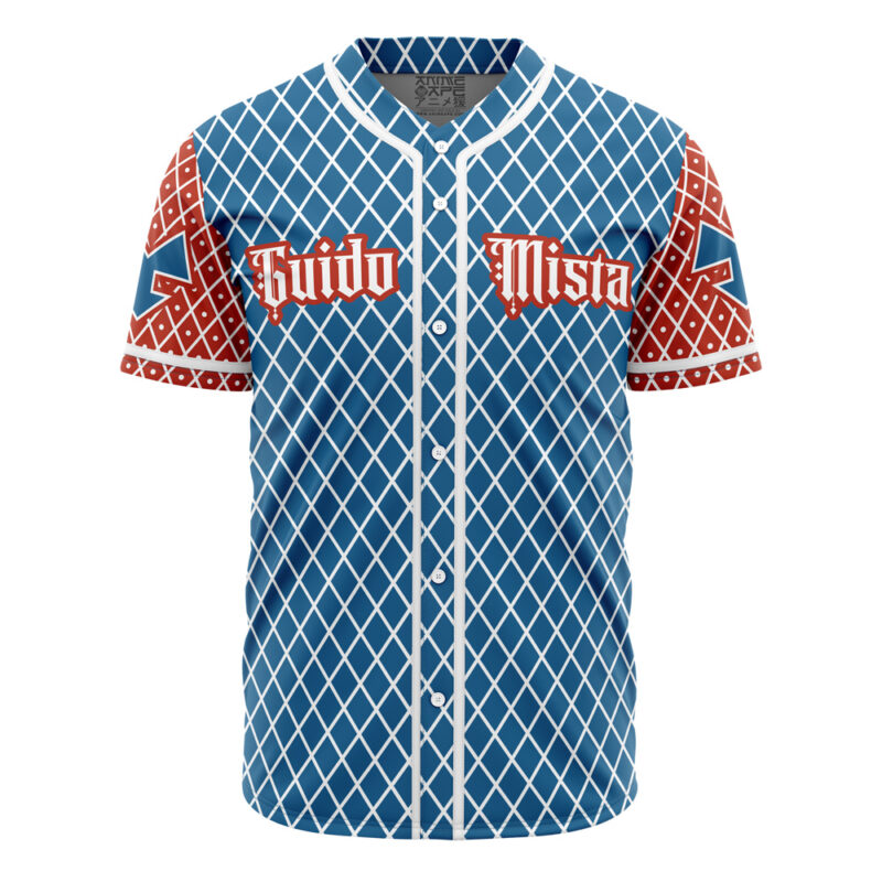 Guido Mista Jojo’S Bizarre Adventure Baseball Jersey