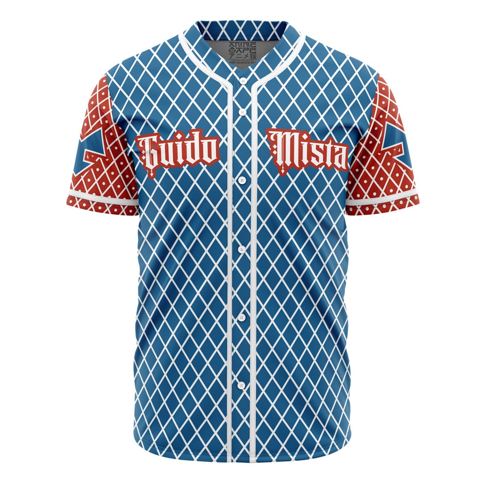 Guido Mista Jojo’S Bizarre Adventure Baseball Jersey