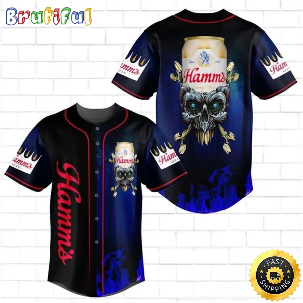 Hamm'S Beer Baseball Jersey Shirt