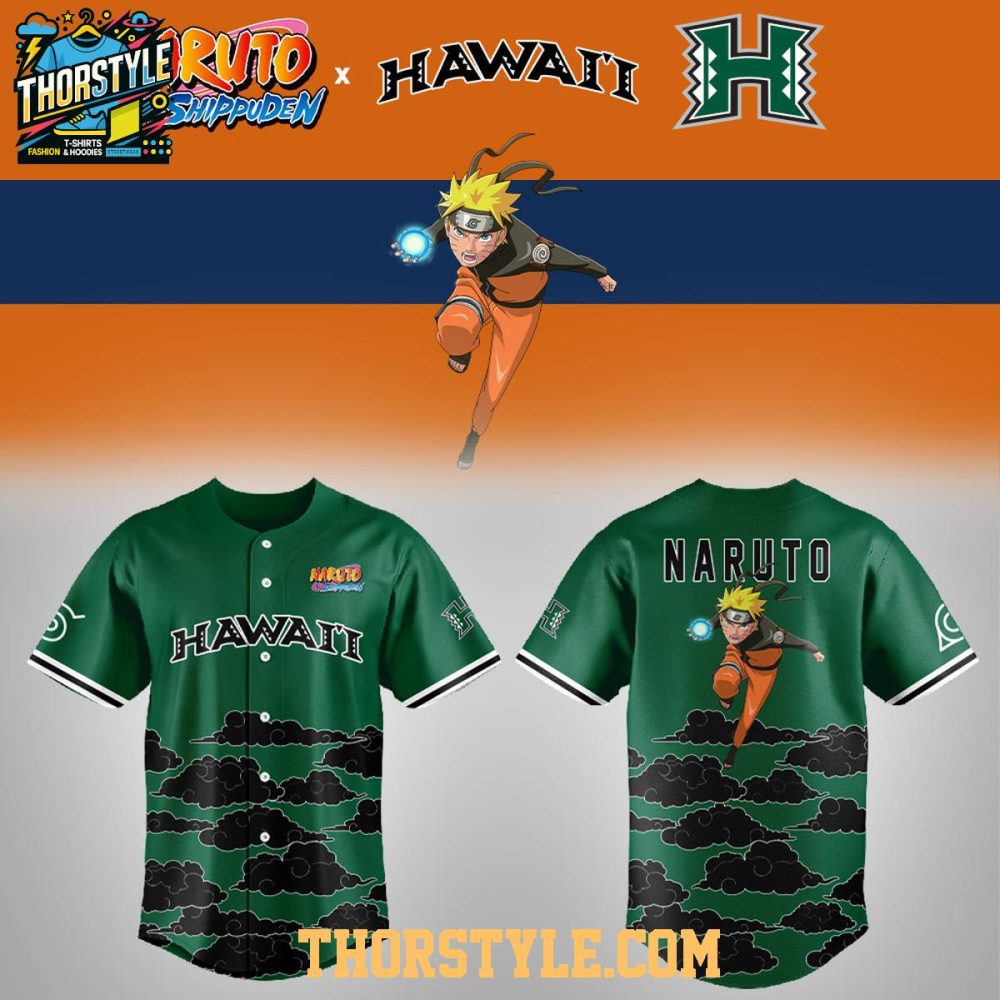 Hawaii Rainbow Warriors Naruro Shippuden Night 2026 Baseball Jersey