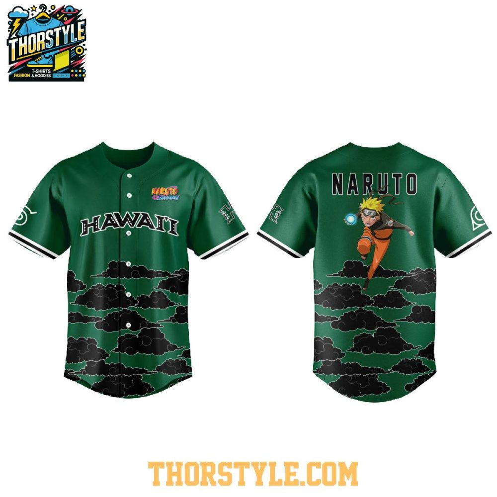 Hawaii Rainbow Warriors Naruro Shippuden Night 2026 Baseball Jersey