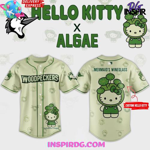 Hello Kitty X Algae Woodpeckers Limited Edition Baseball Jersey