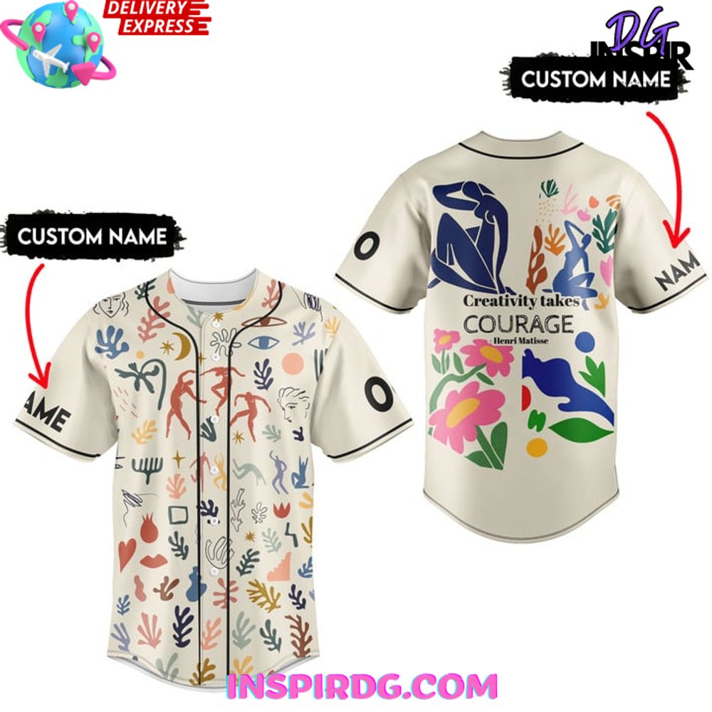 Henri Matisse Art-Inspired Baseball Jersey