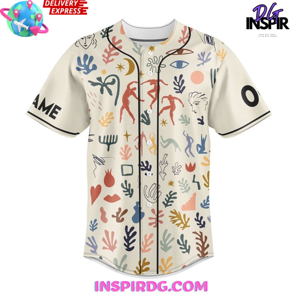 Henri Matisse Art-Inspired Baseball Jersey