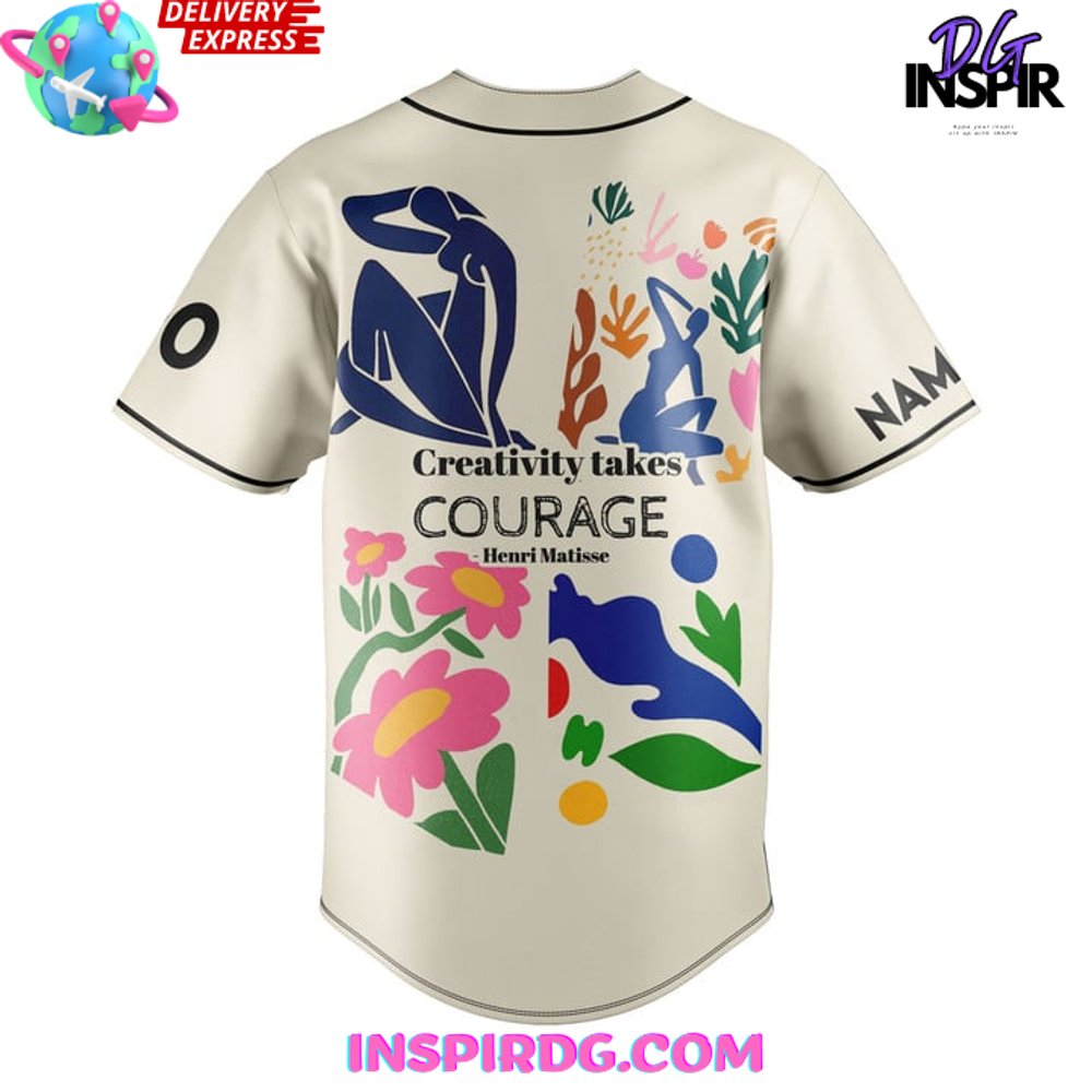 Henri Matisse Art-Inspired Baseball Jersey