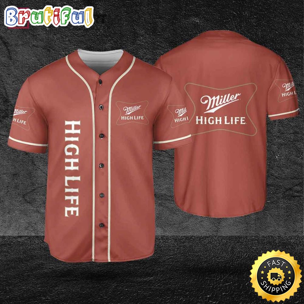 High Life Beer Lover Baseball Jersey