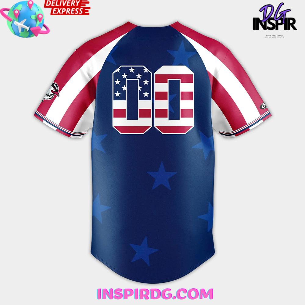 Idaho Falls Chukars Independence Day 2025 Baseball Jersey