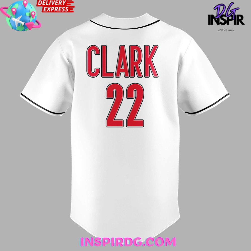 Indiana Fever Caitlin Clark Baseball Jersey