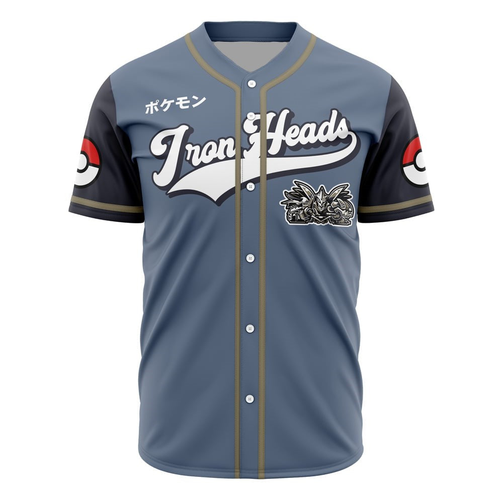 Stylish Iron Heads Baseball Jersey - Unique Design For Fans &amp; Collectors
