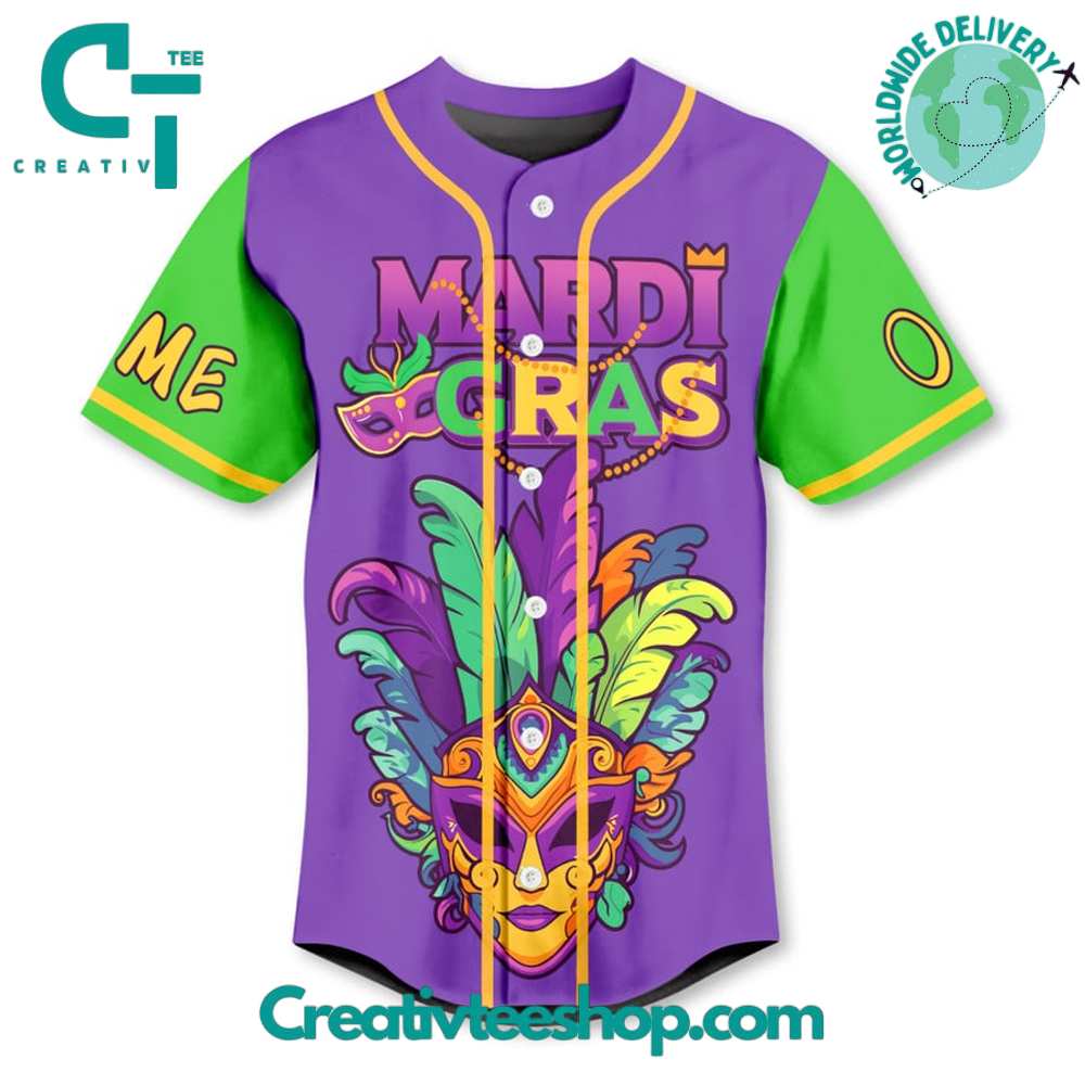 It'S Mardi Gras Y'All Baseball Jersey