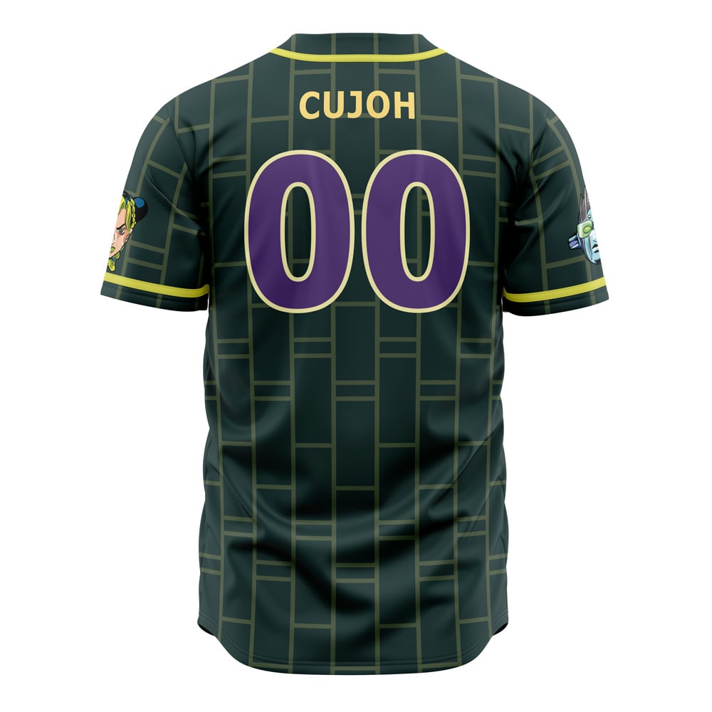 Jolyne Cujoh Stone Ocean Jojo’S Bizarre Adventure Baseball Jersey