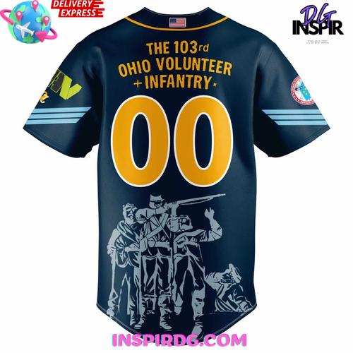 Lake Erie Crushers Military Appreciation Baseball Jersey
