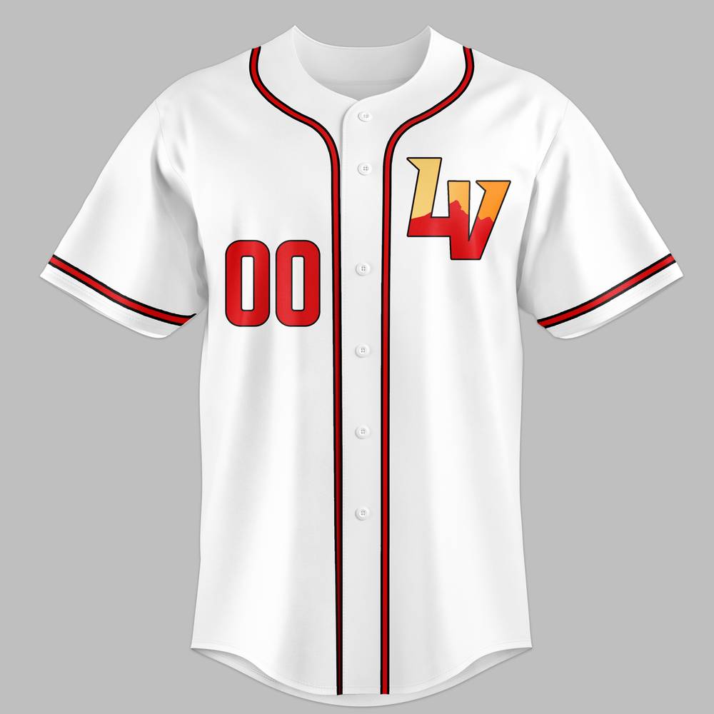 Las Vegas Aces Lv White Baseball Jersey