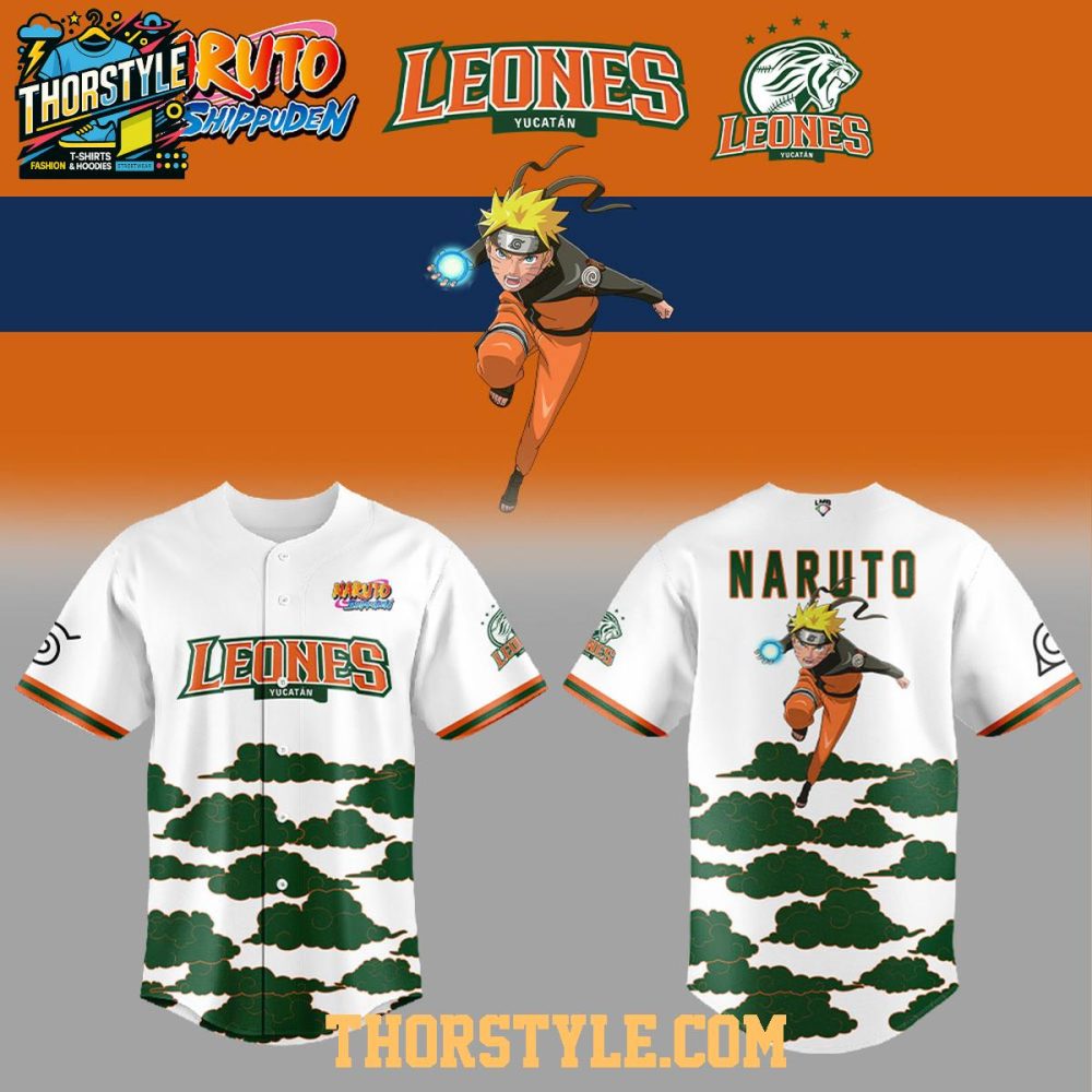 Leones De Yucatan X Naruto Shippuden 2026 Night Baseball Jersey