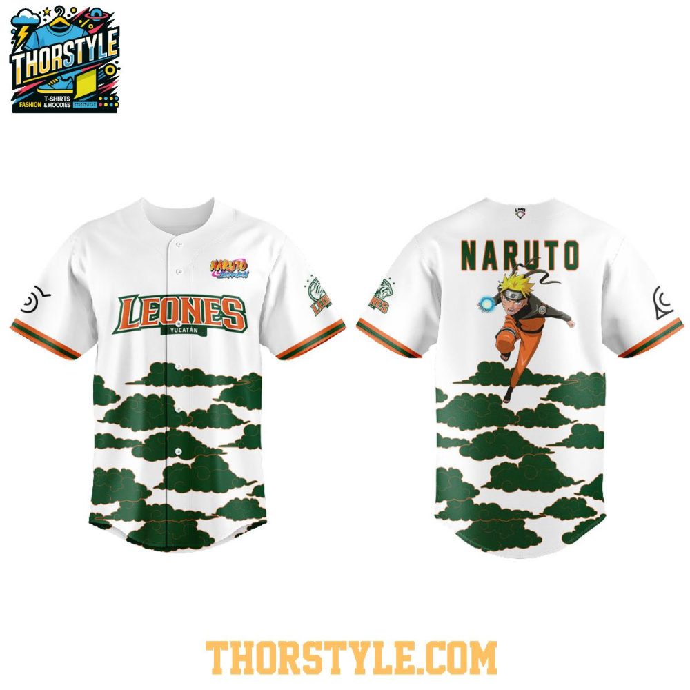 Leones De Yucatan X Naruto Shippuden 2026 Night Baseball Jersey