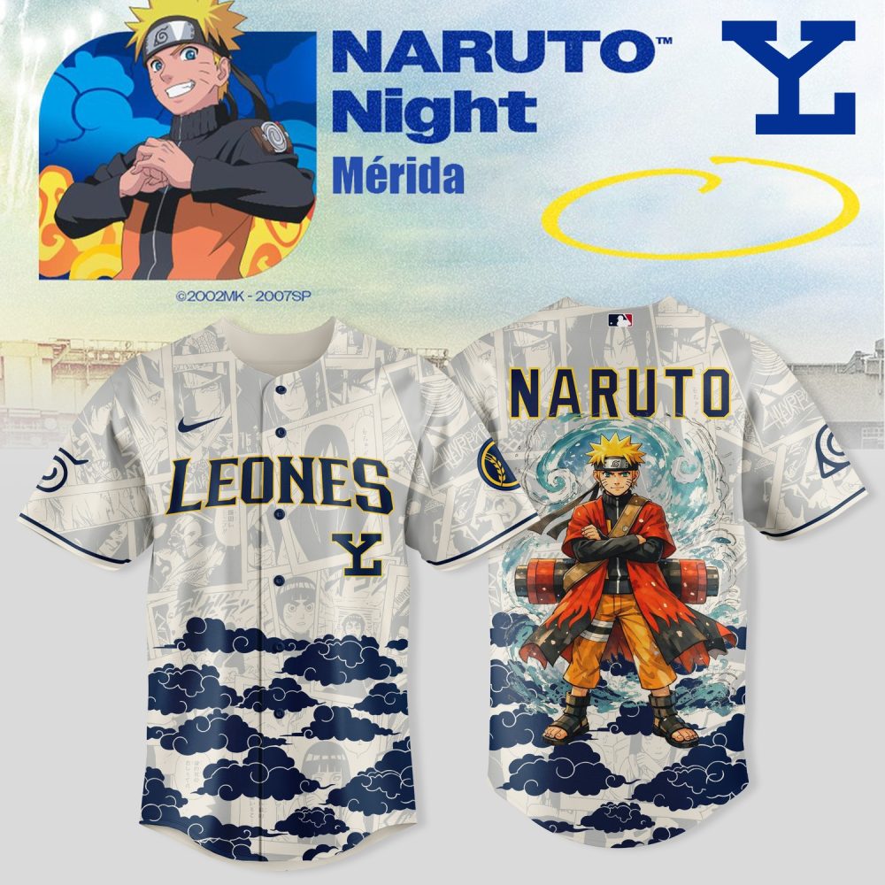 Leones De Yucatán X Naruto Night 2026 Limited Baseball Jersey Collection