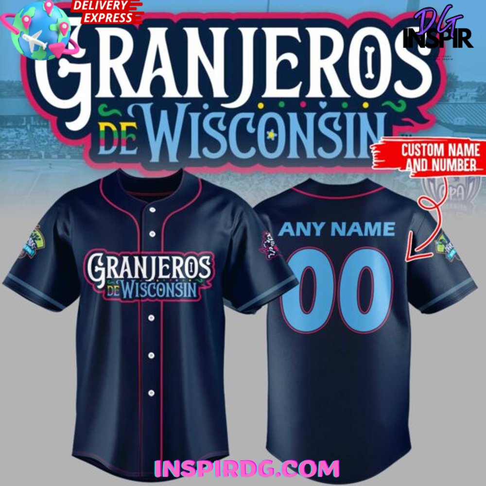 Los Granjeros De Wisconsin 2025 Baseball Jersey