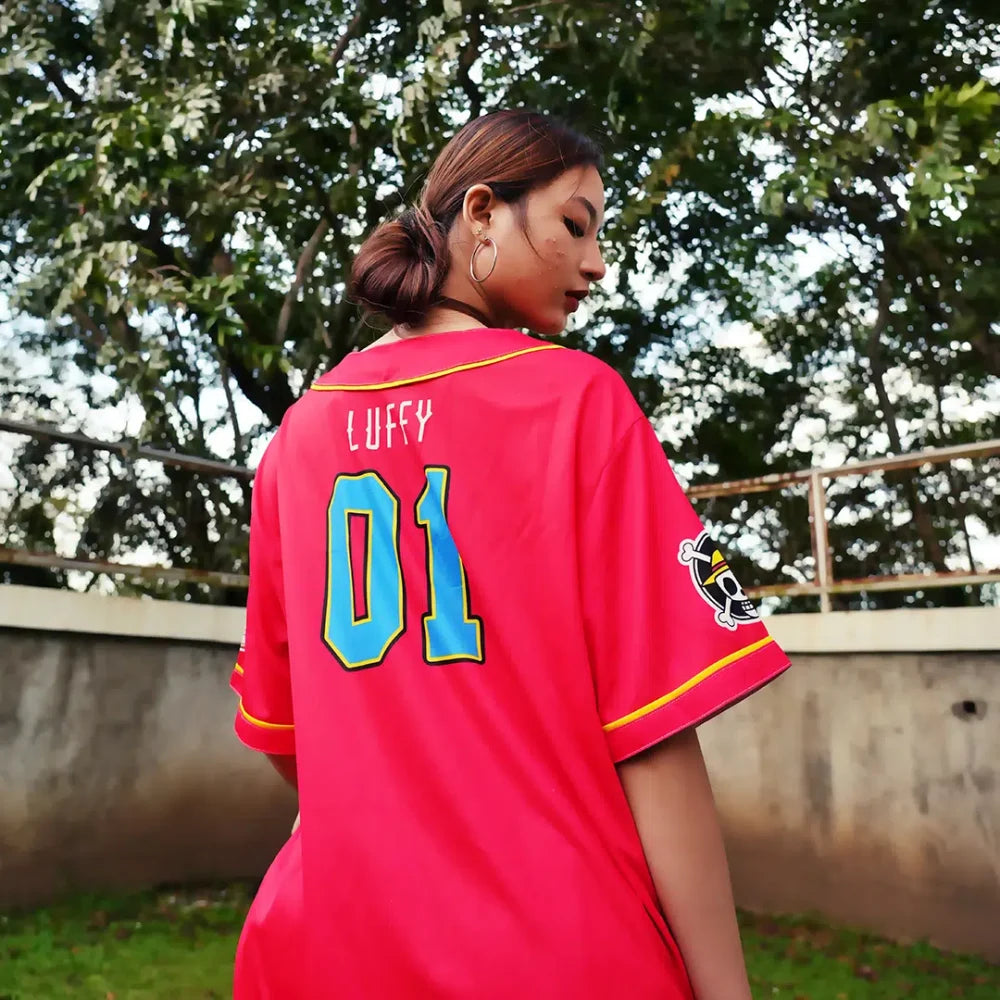 Luffy One Piece Baseball Jersey