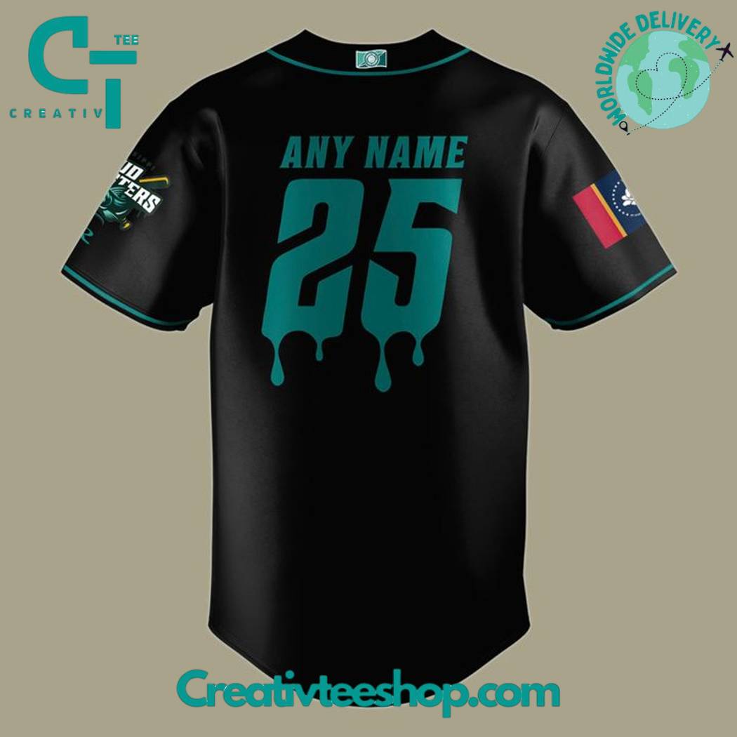 Mississippi Mud Monsters Special New 2025 Black Baseball Jersey