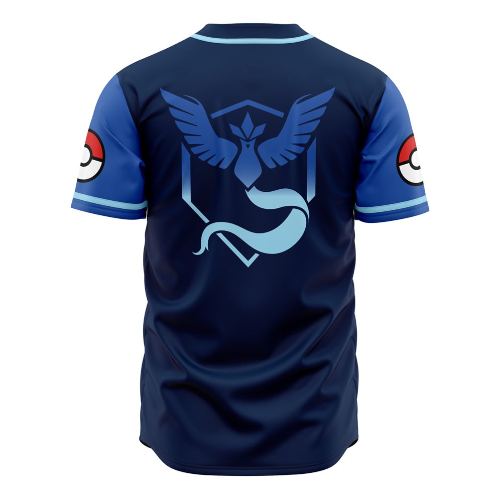 Team Mystic Pokemon Baseball Jersey